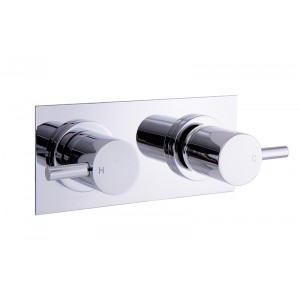 PJK Range 1 /4 Turn Chrome Wall Top Assemble With Plate